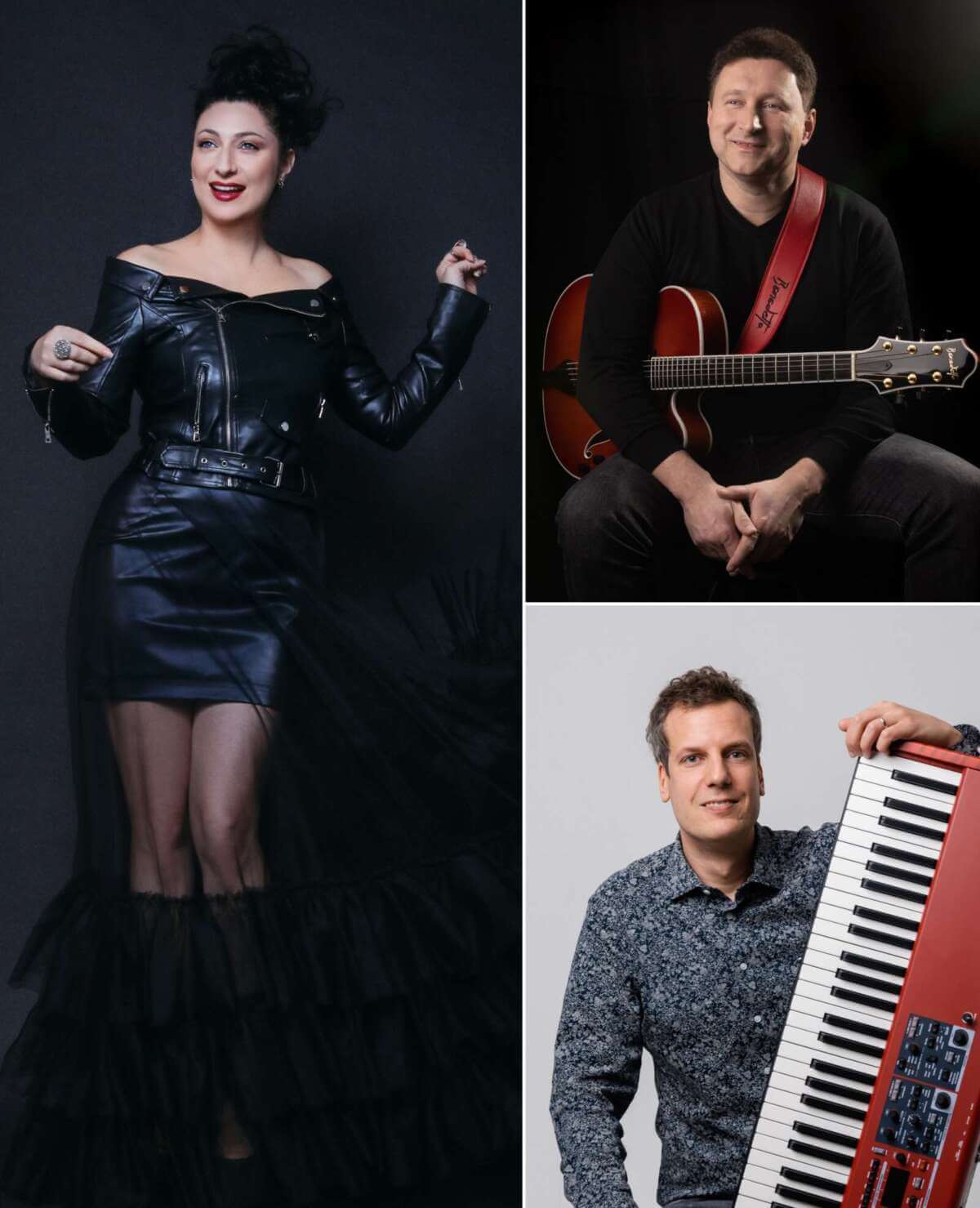 Die preisgekrönte Sängerin Ljiljana Winkler, Gitarrist Artur Deja und Pianist Jan Simons laden im Jazzclub Cavete Marburg zu einem intensiven musikalischen Abend über die Dissonanzen der Liebe ein. Ihr Programm „Liebe out of tune“ kombiniert fein arrangierte Jazzklassiker mit mutiger Improvisation und zeitgenössischer Klangkunst. Dabei wird das Wechselspiel zwischen Nähe und Distanz, zwischen Ordnung und Auflösung zum kreativen Motor des Abends – berührend, virtuos und voller Zwischentöne. | (c) Jan Simons