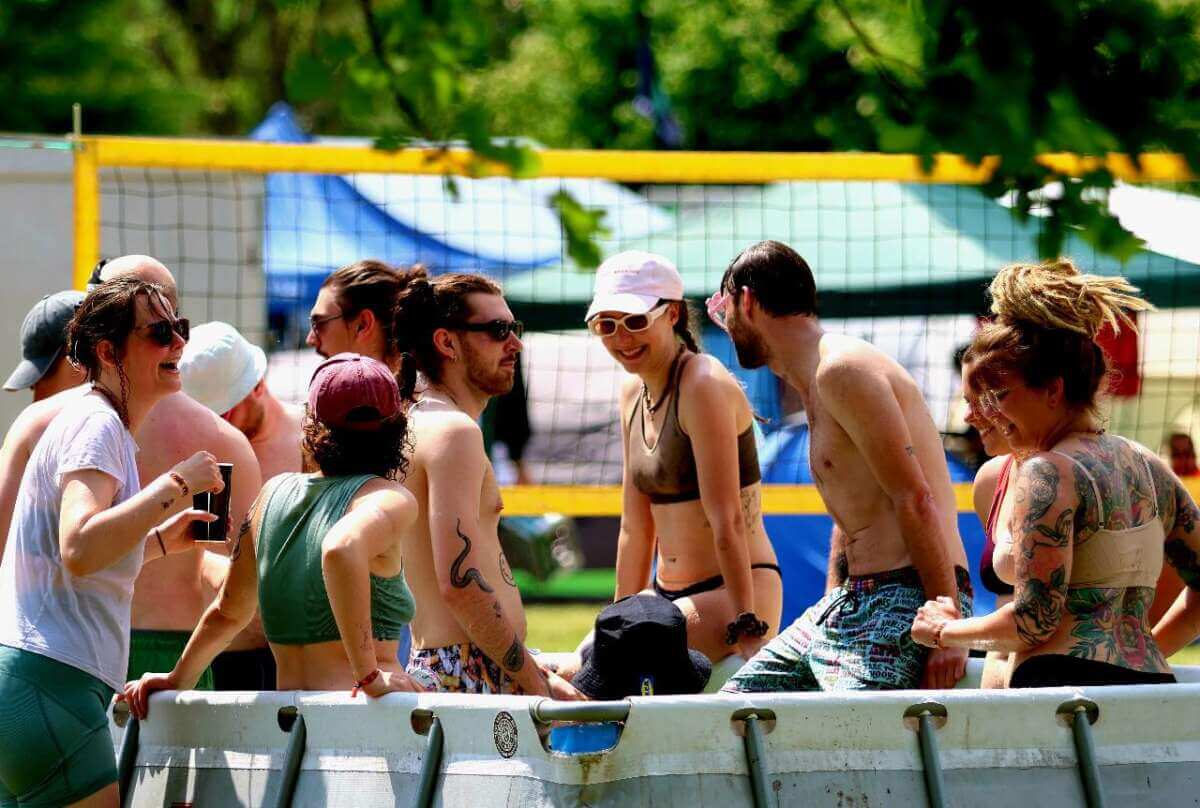 Keine Panik Festival 2025 - Rückblick - Pool - (c) Kai Weiß