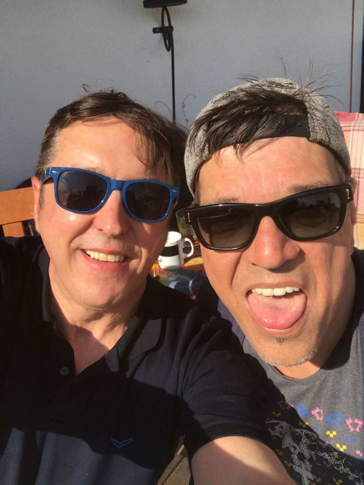 Armin Beck (links) und Klube von The Bates | (c) Armin Beck