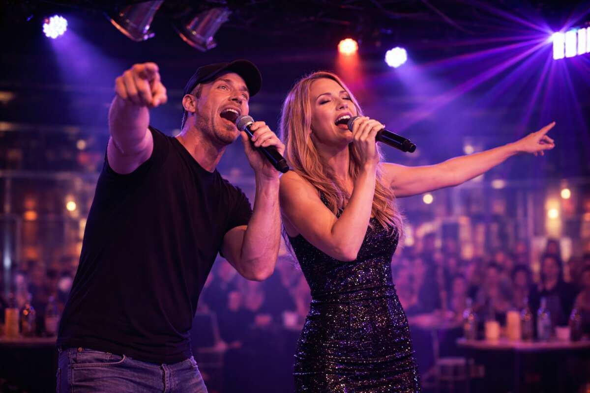 Freitags-Karaoke-Party im Rockschuppen Treysa - KI-generiert | (c) Wildwechsel