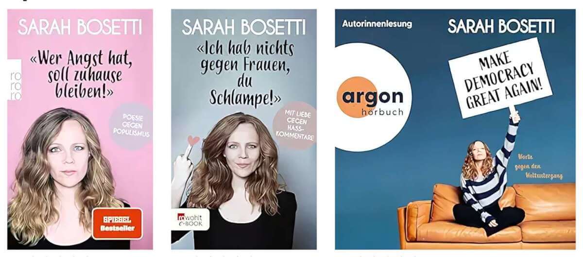 Sarah Bosetti Titel bei Amazon | (c) Amazon