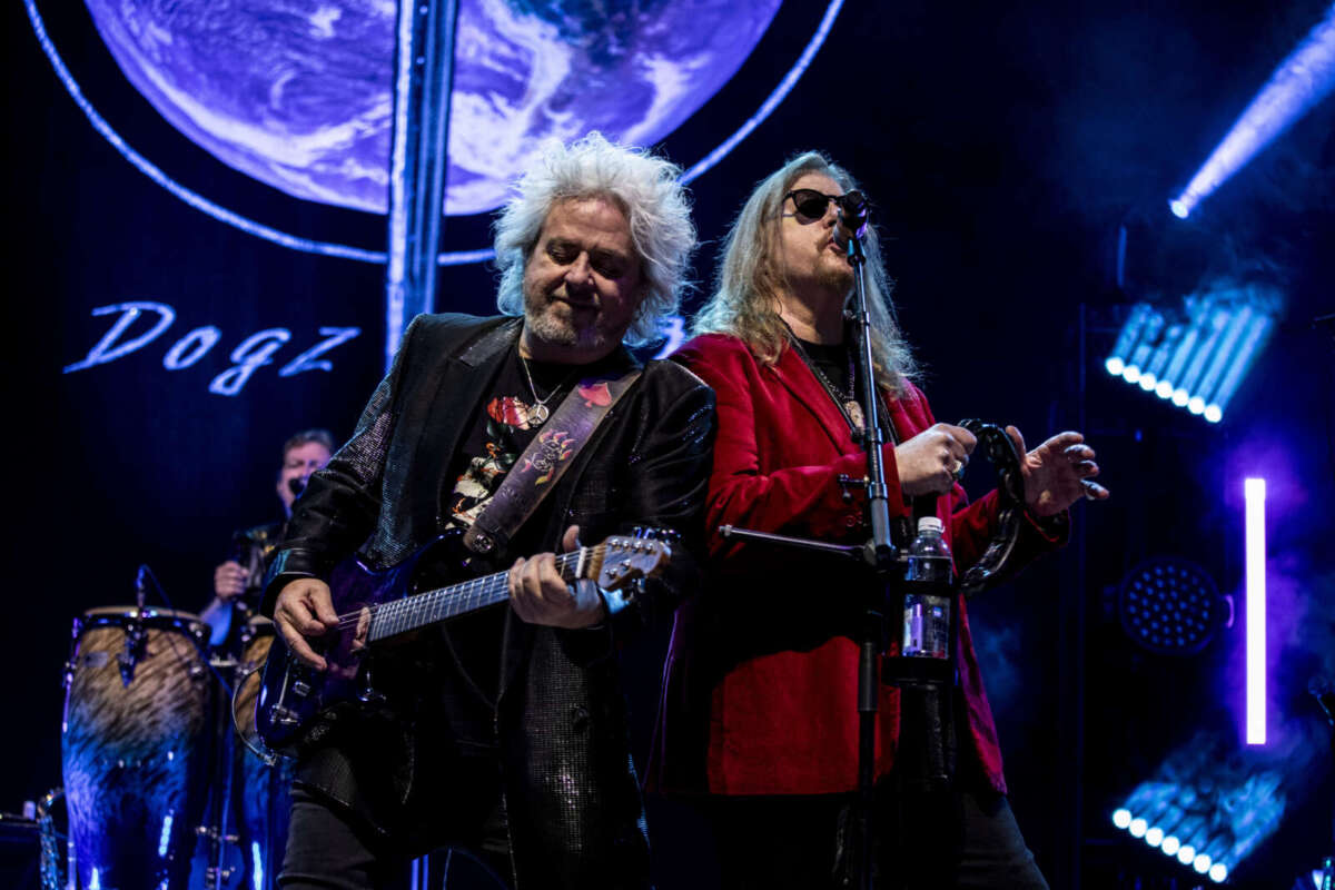 Toto - Dogz of Oz - Finland 2025 - Links Steve Lukather, Gitarrist, Sänger und Gründungsmitglied von Toto - Rechts Joseph Williams, Sänger von Toto - (c) Kristian Heat Reuter