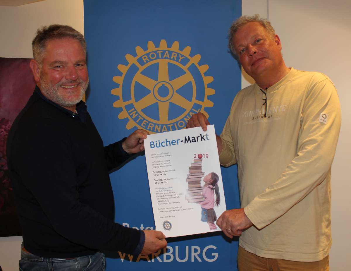 Büchermarkt: Leser für Leser – Rotary Club Warburg