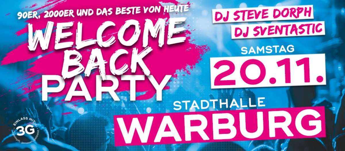 Welcome Back Party – DJ Steve Dorph und DJ Sventastic