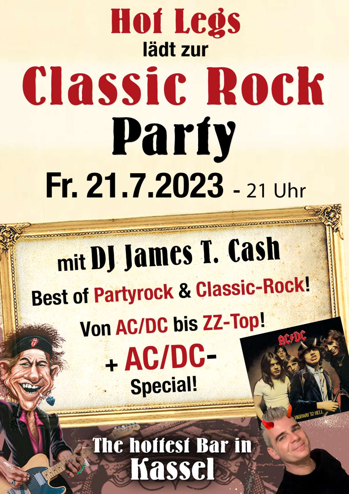 Classic Rock-Party + AC/DC-Special – DJ James T. Cash