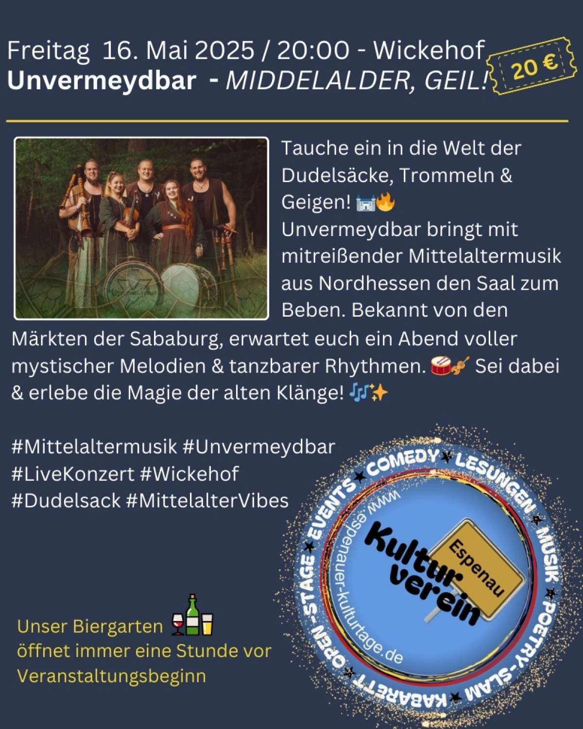 Espenauer Kulturtage 2025 – Unvermeydbar