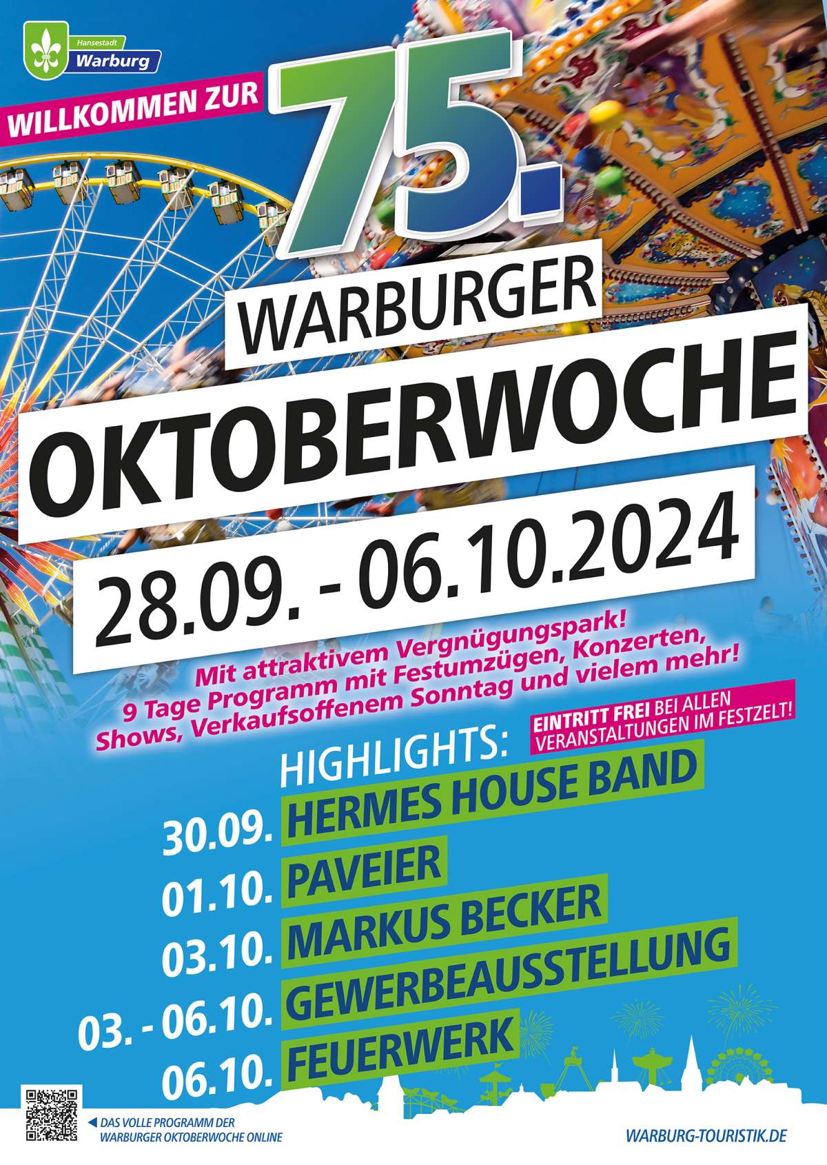 75. Warburger Oktoberwoche - Feiern mit Freunden