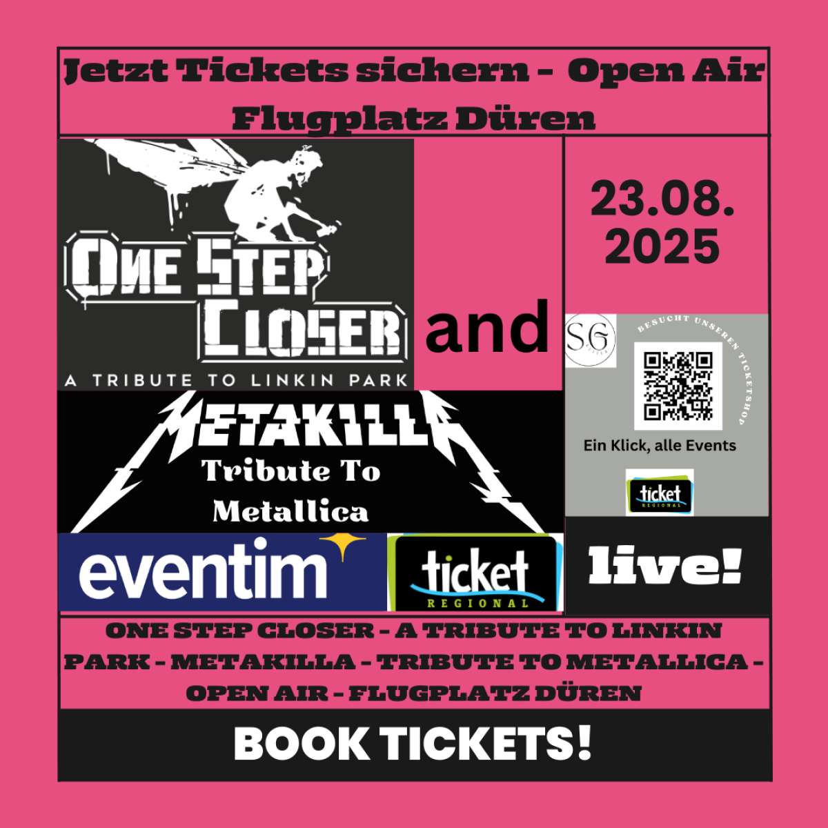 One step Closer und Metakilla Open Air