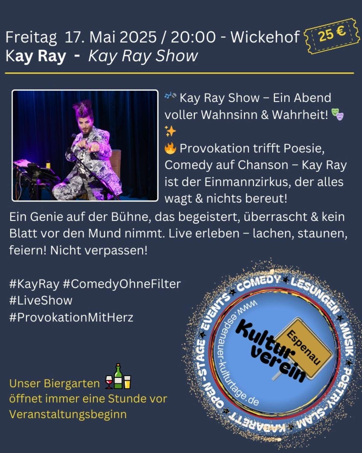 Espenauer Kulturtage 2025 – Kay Ray