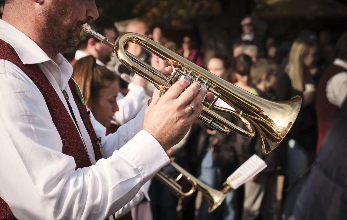 Livemusik im Biergarten