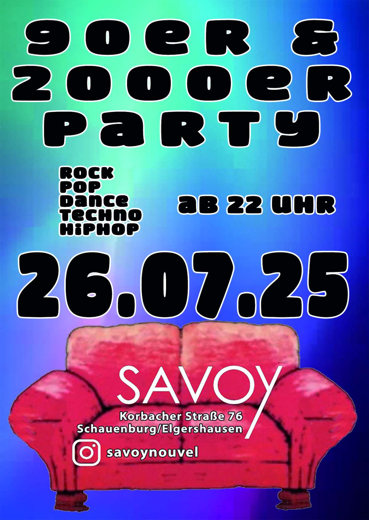 90er und 2000er Party