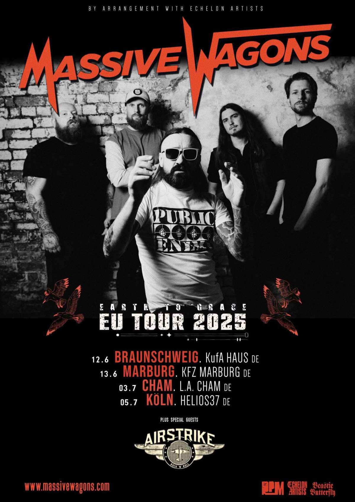 Earth To Grace - Massive Wagons - Europe-Tour 2025