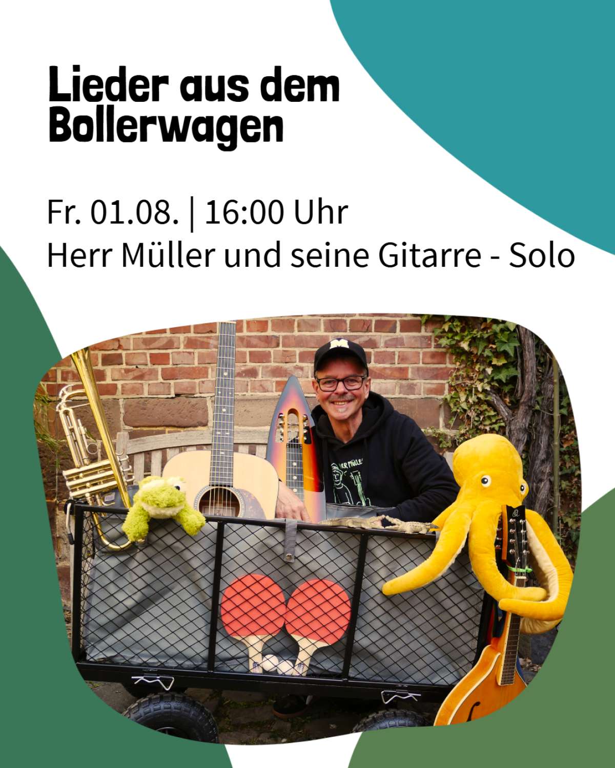 Herr Müller und seine Gitarre - Lieder aus dem Bollerwagen!