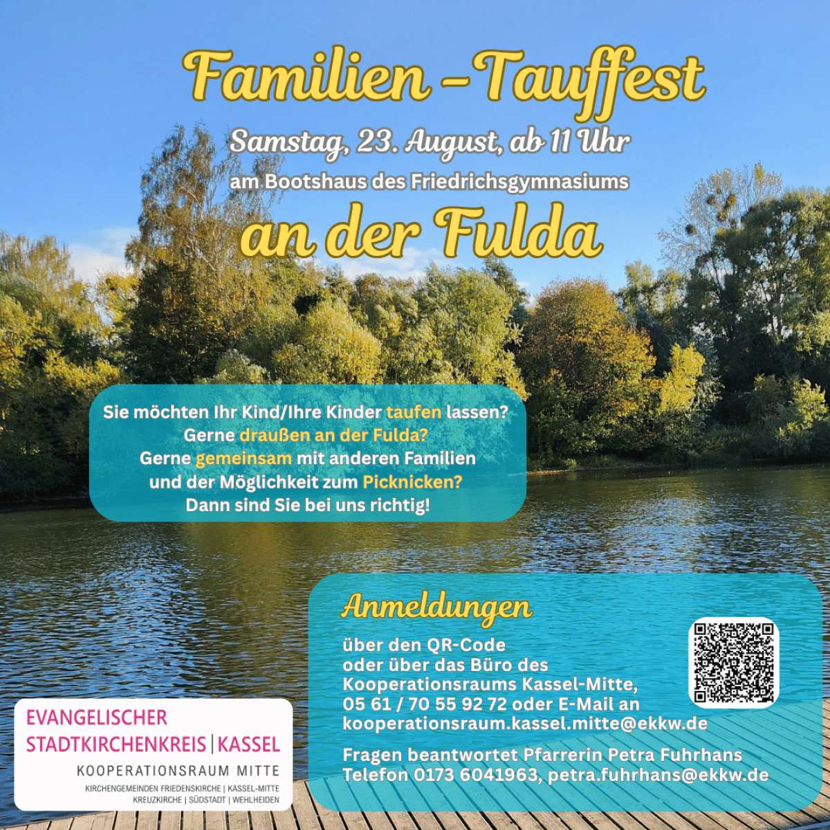 Familientauffest an der Fulda