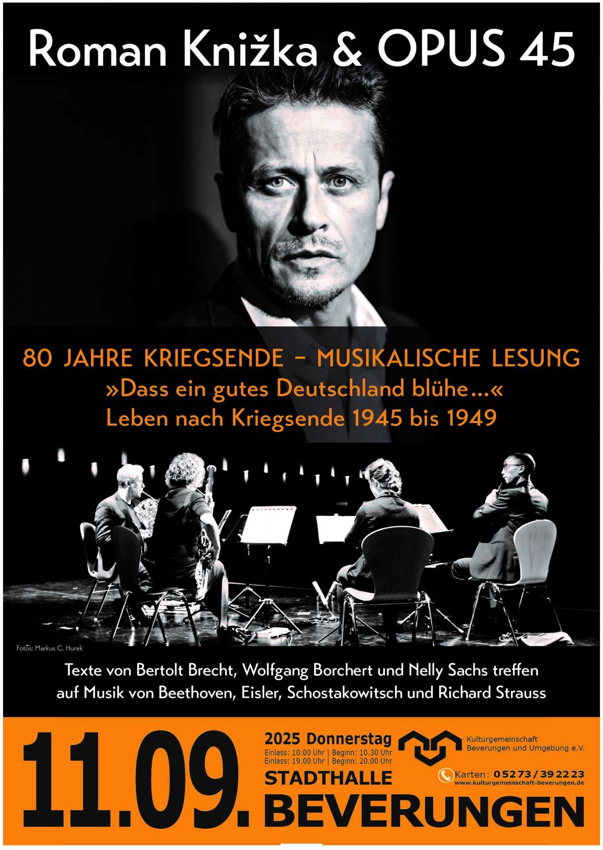 80 Jahre Kriegsende - Musikalische Lesung