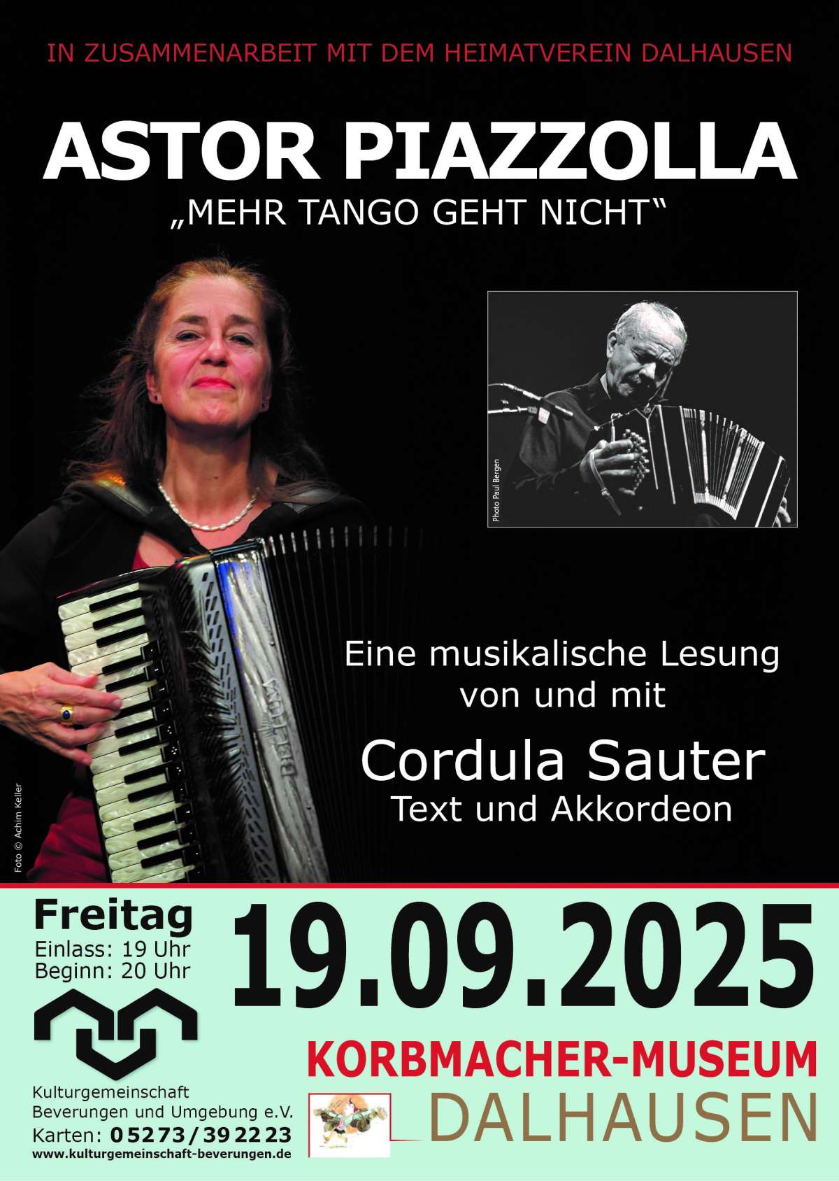 Astor Piazzolla - Mehr Tango geht nicht! - Eine musikalische Lesung