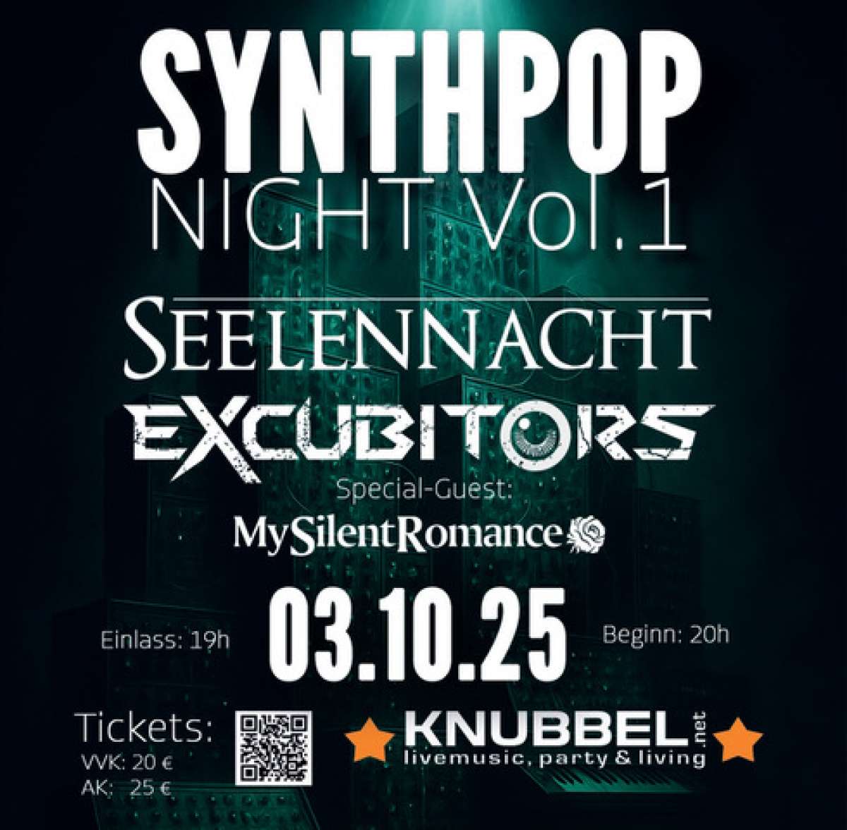 Synthpop Night Vol. 1 – Excubitors, Seelennacht, My Silent Romance