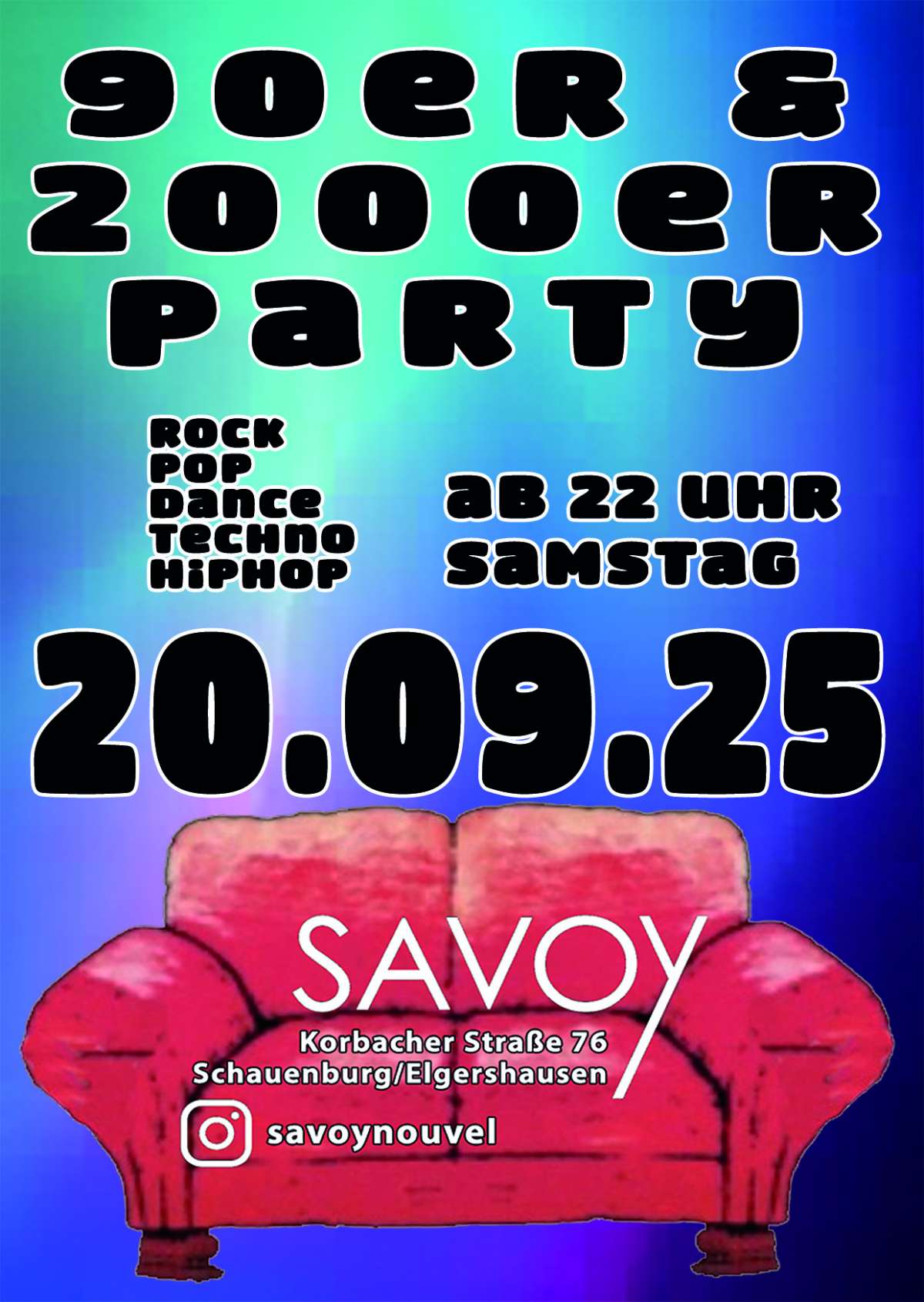 90er und 2000er Party