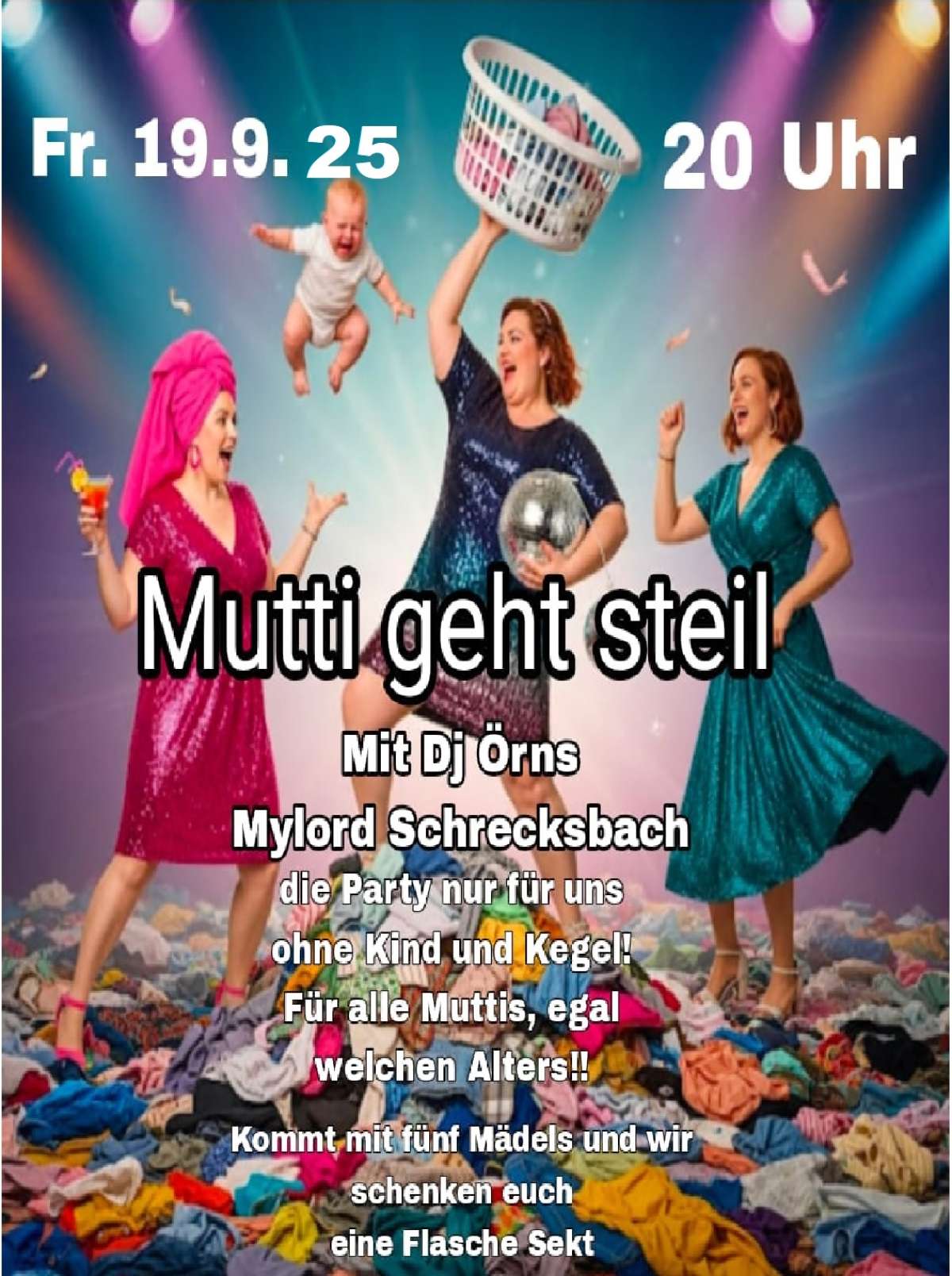 Mutti geht steil