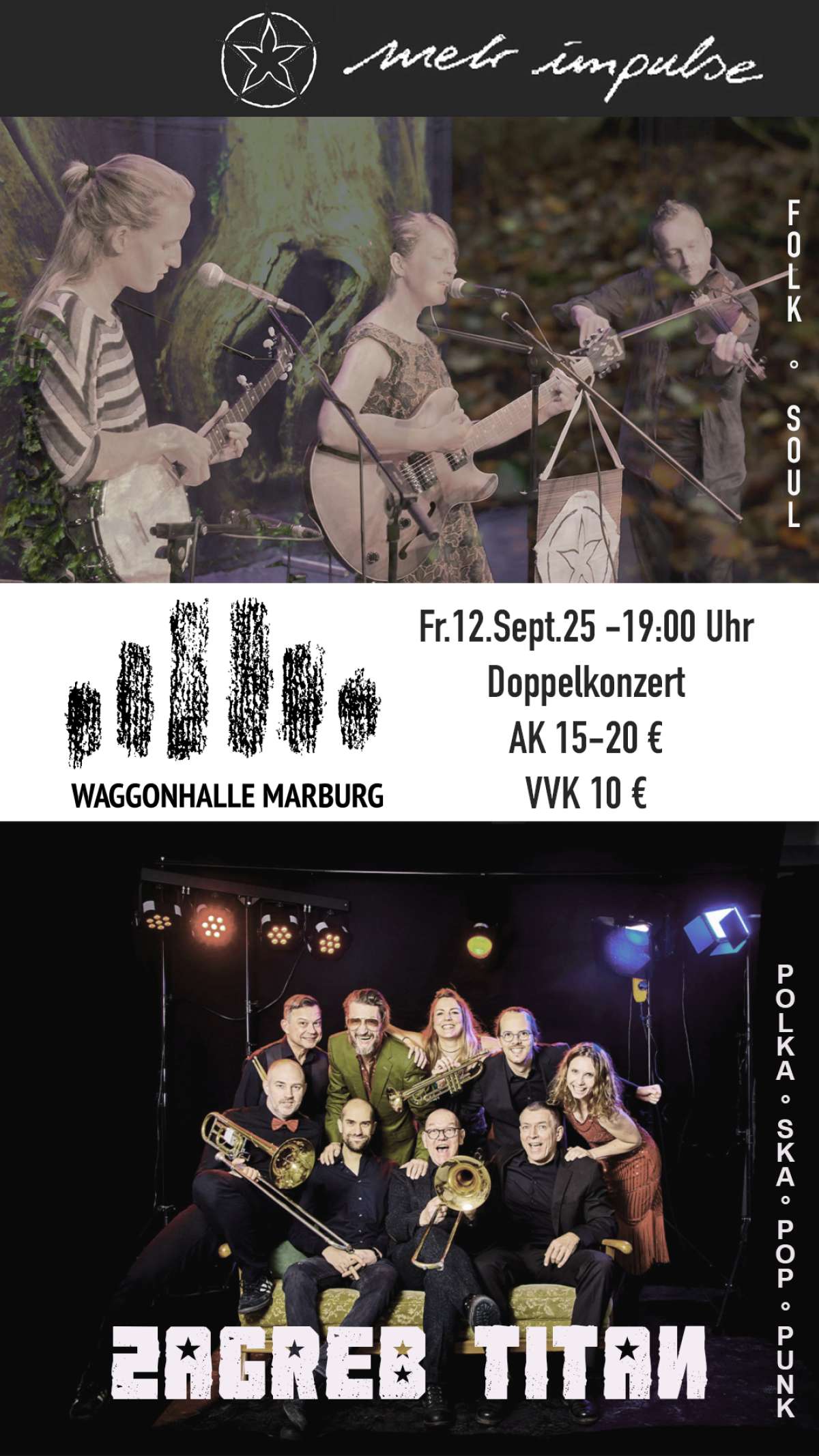 Folk & Soul meets Ska-Punk-Polka-Pop
