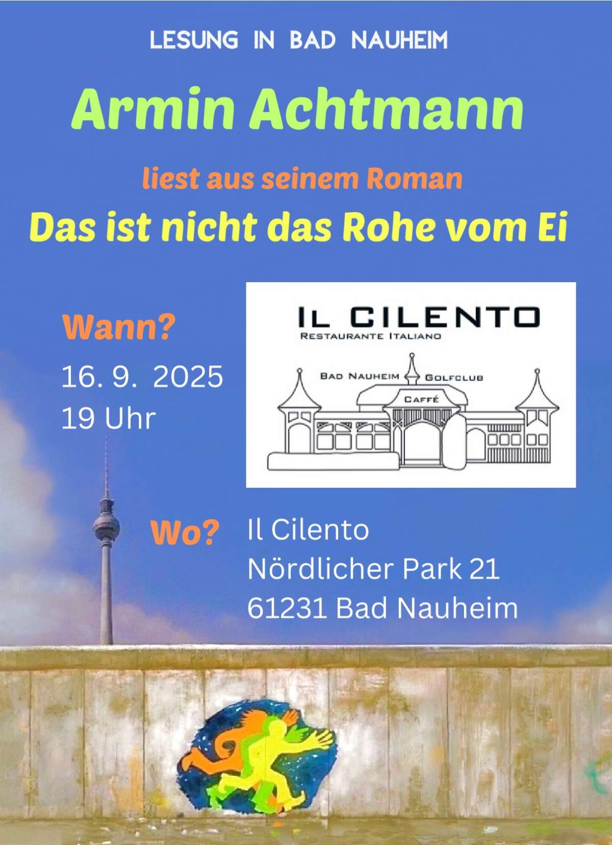 Lesung eines Romans