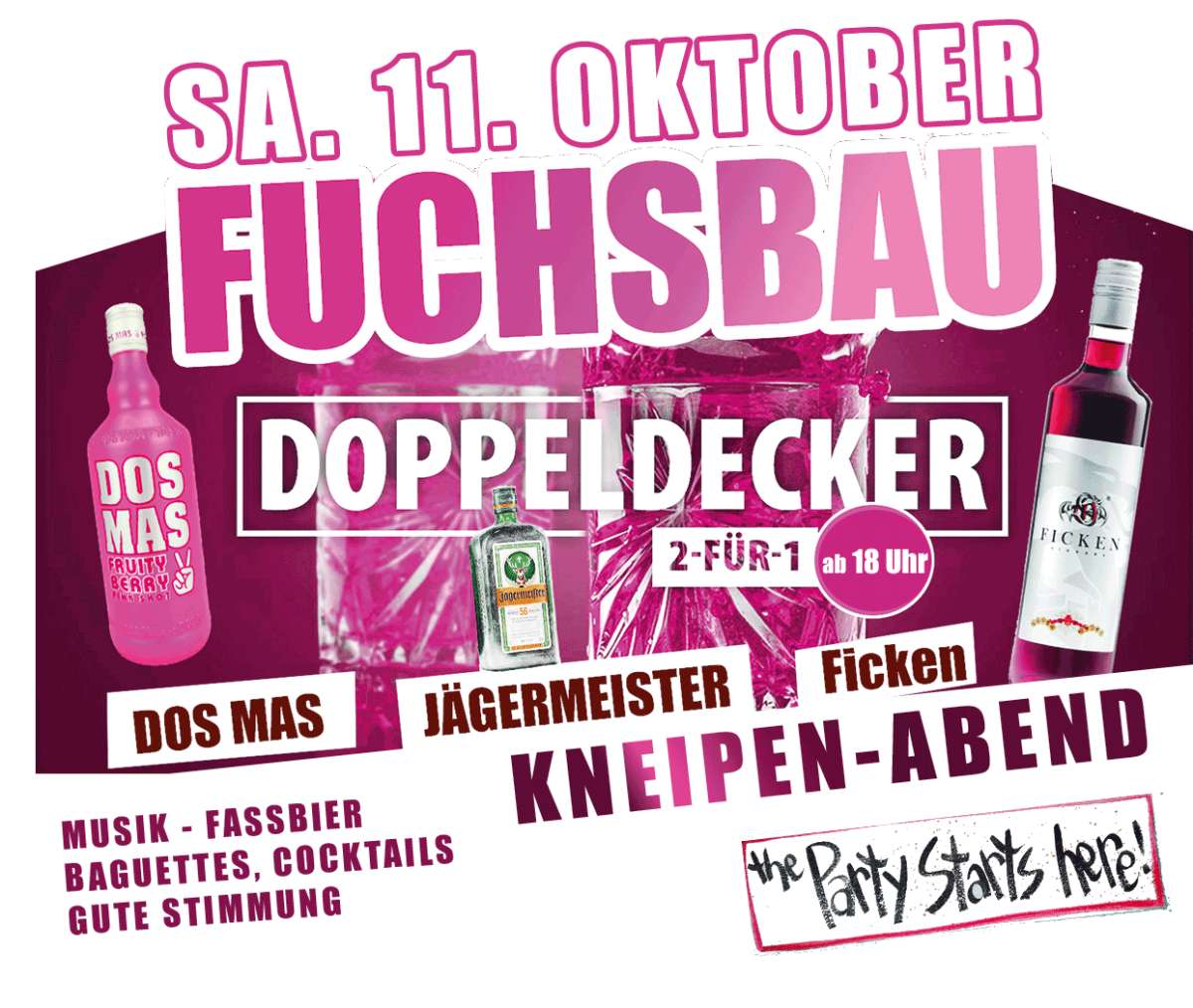 Doppeldecker-Party