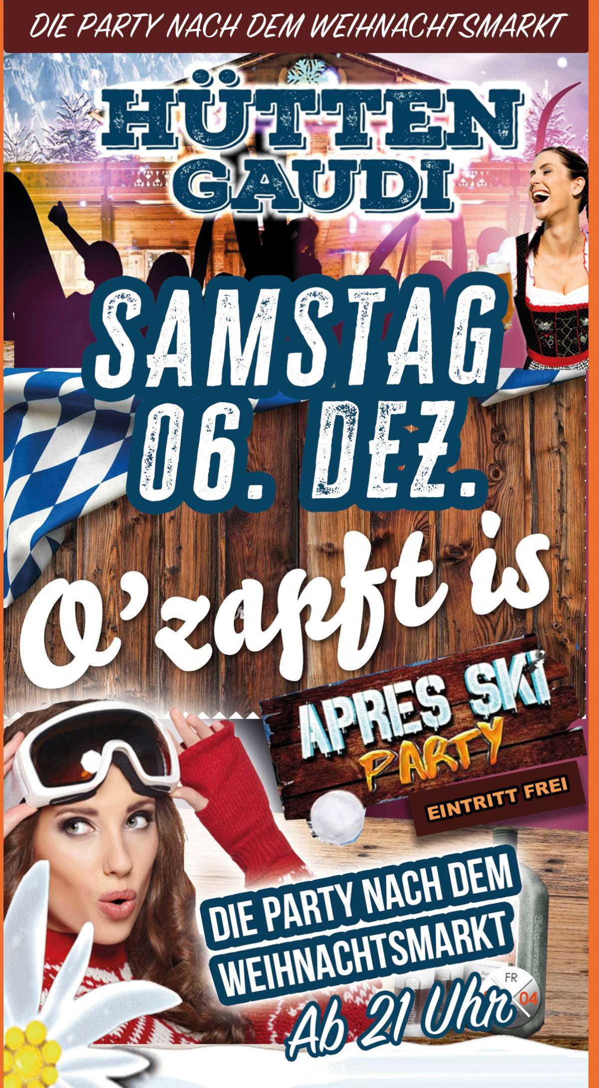 Hüttengaudi 'Apres-Ski Party'