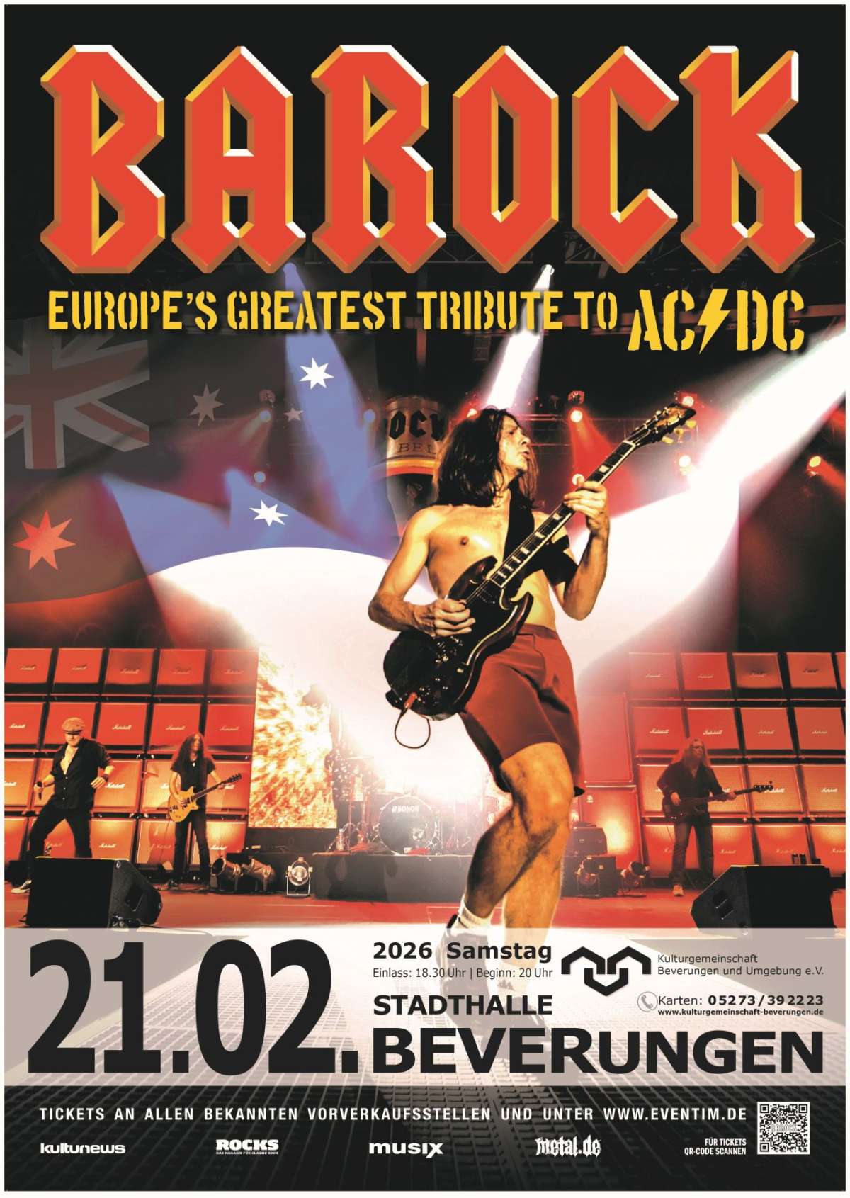 Großes Bild schließen! The AC/DC Tribute Show