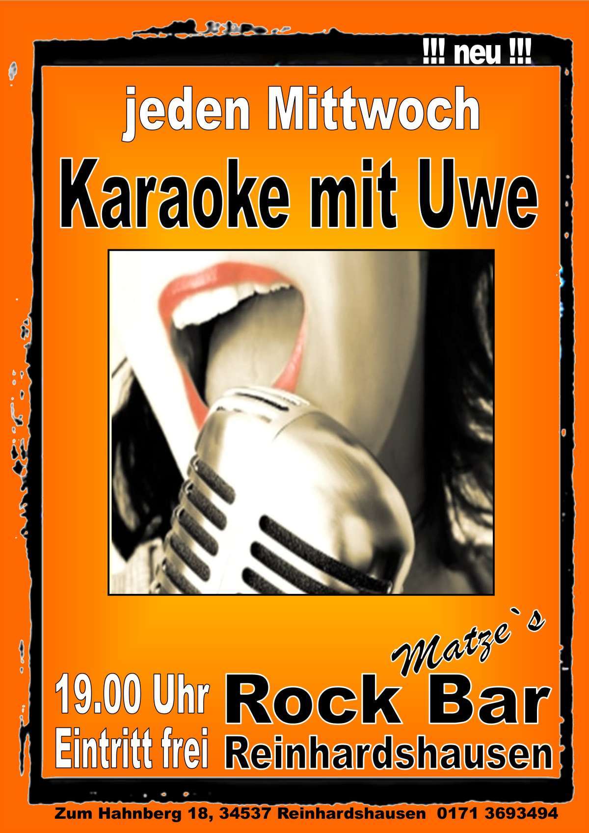Karaoke mit Uwe