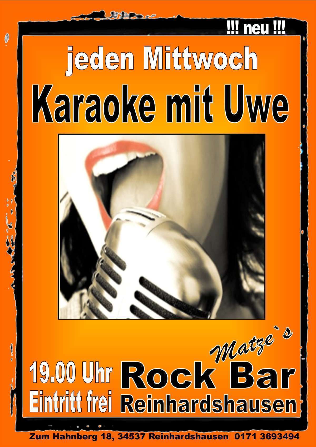 Karaoke mit Uwe