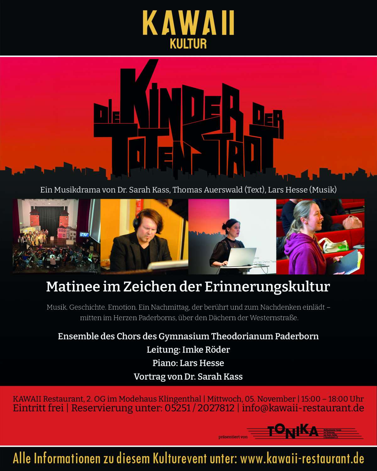 Matinee im Zeichen der Erinnerungskultur - Die Kinder der toten Stadt