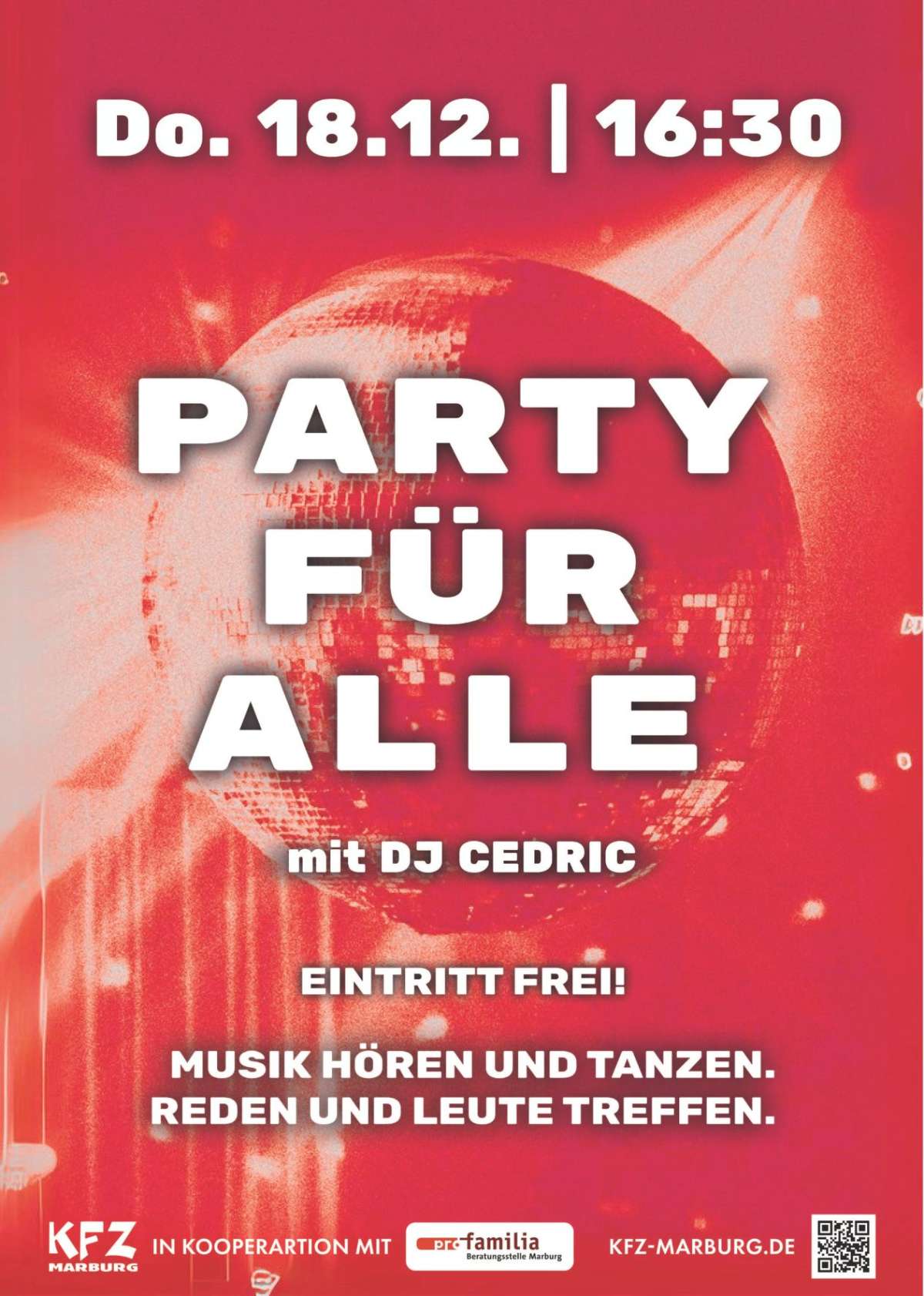 Großes Bild schließen! Party für alle