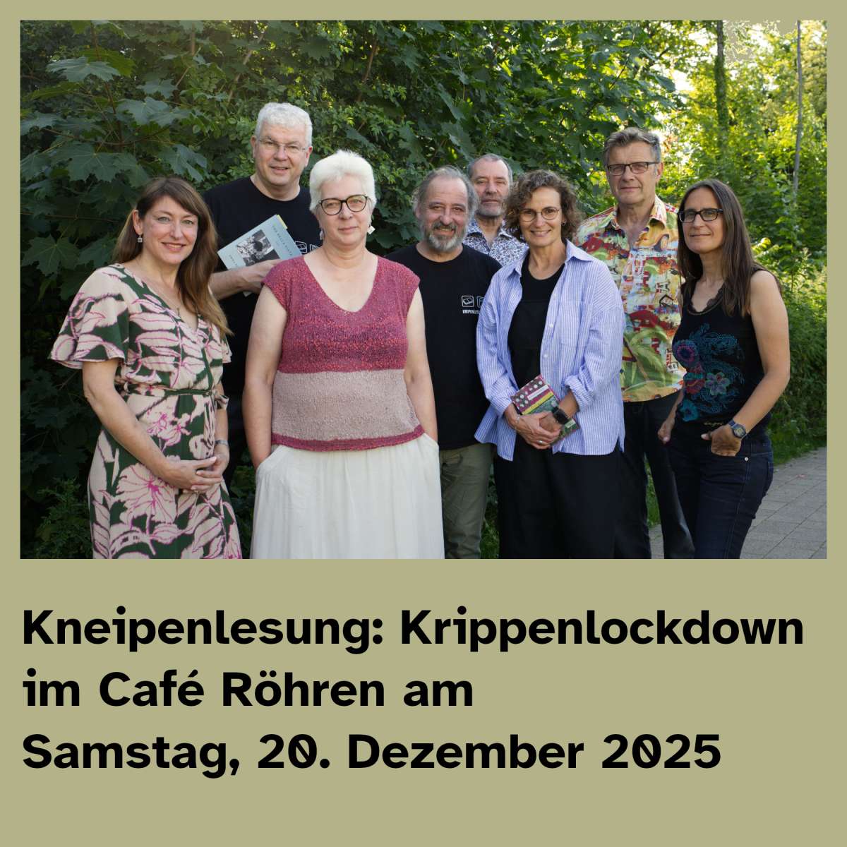 Großes Bild schließen! Kneipenlesung: Krippenlockdown