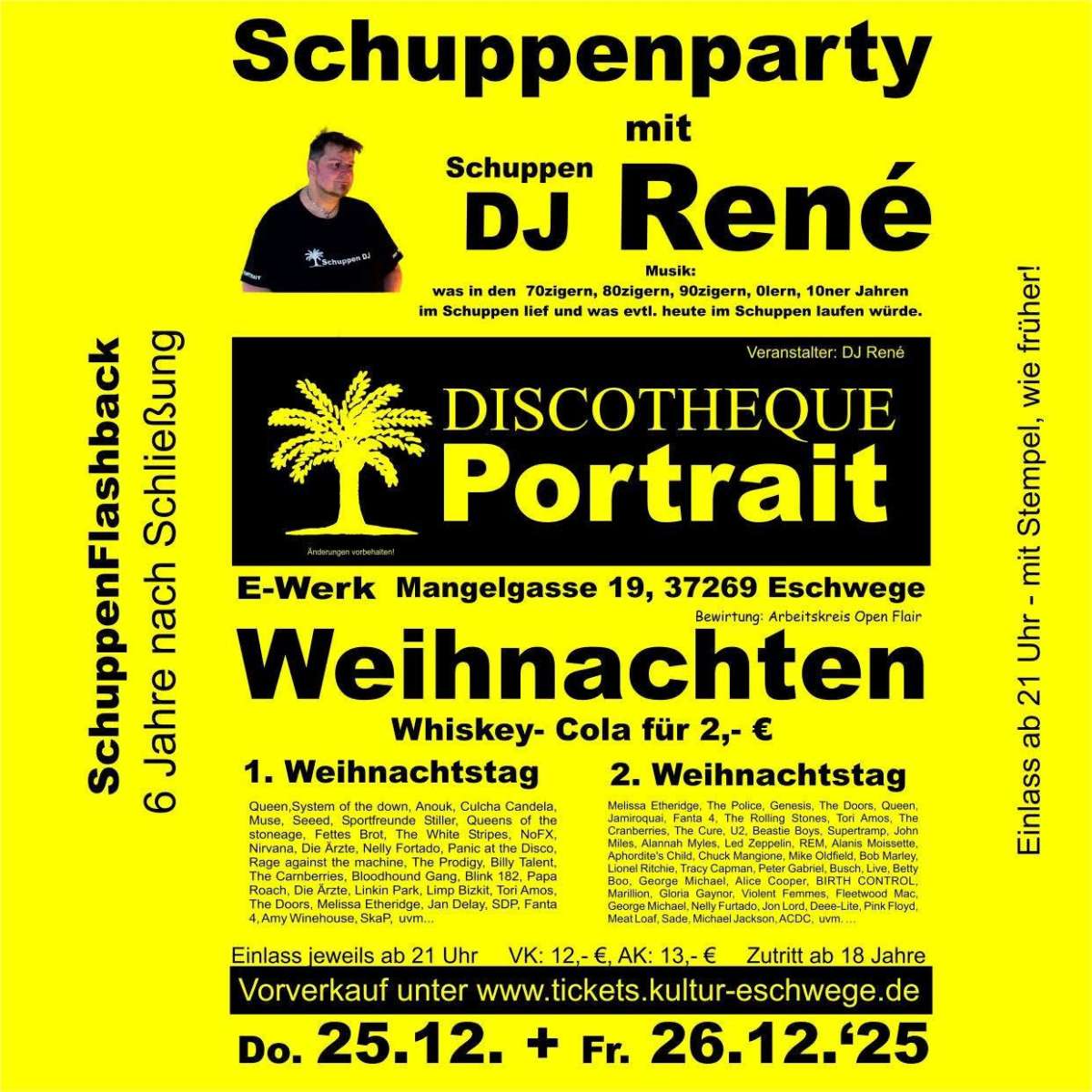Schuppenparty - Discotheque Portrait
