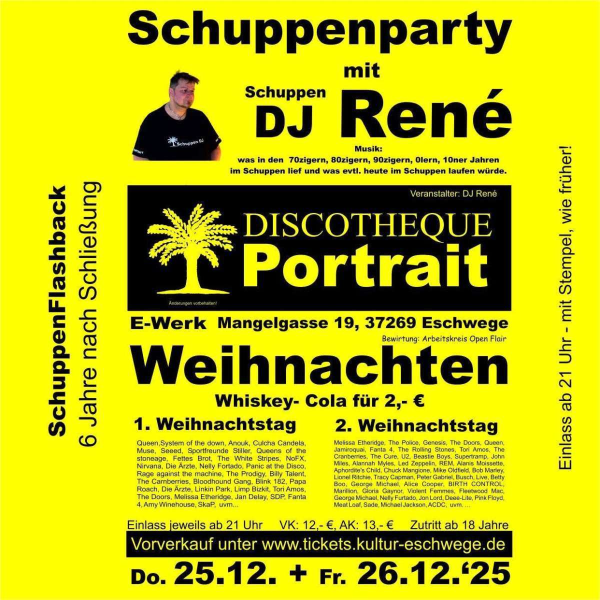 Schuppenparty - Discotheque Portrait