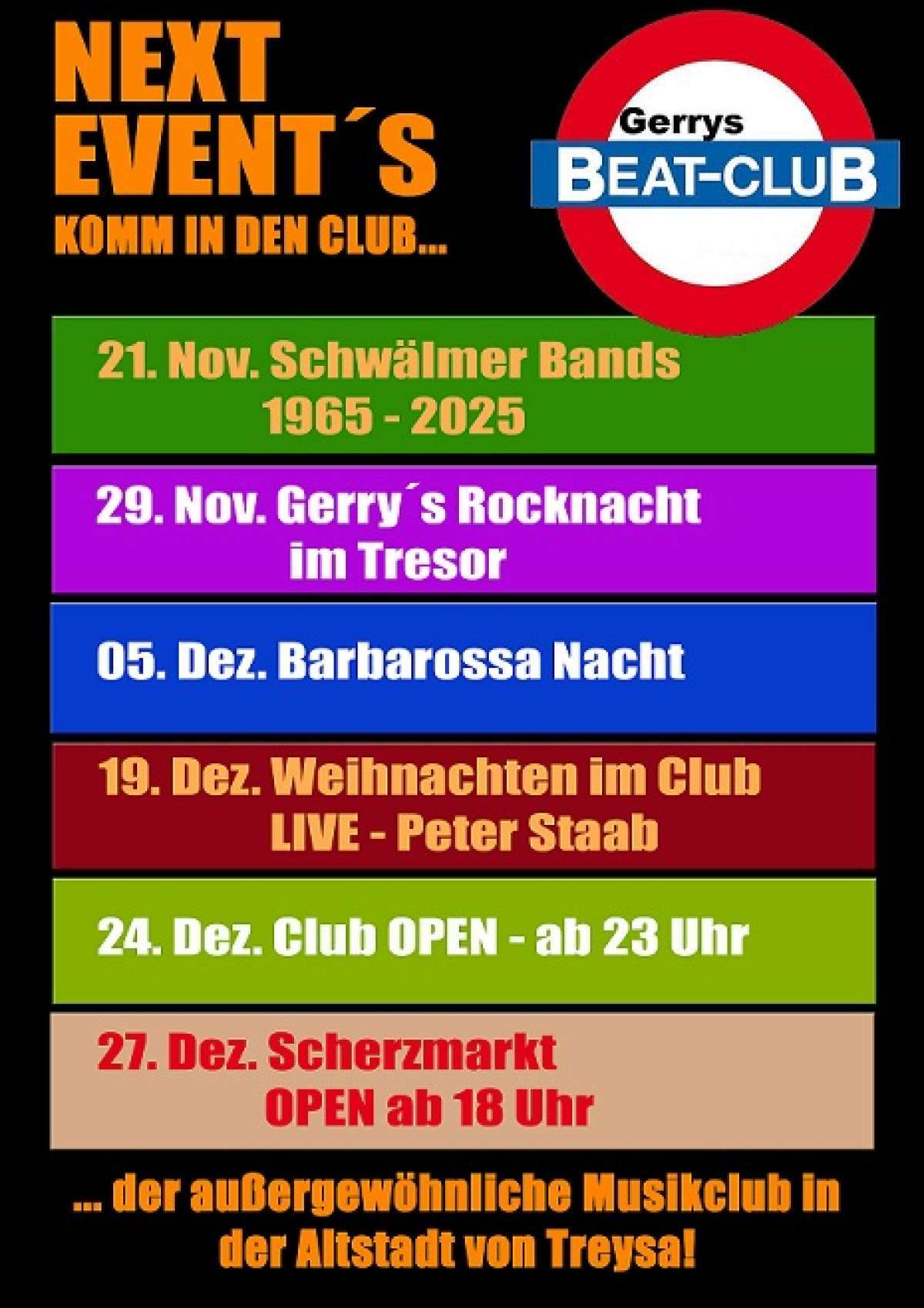 Großes Bild schließen! Weihnachten im Club