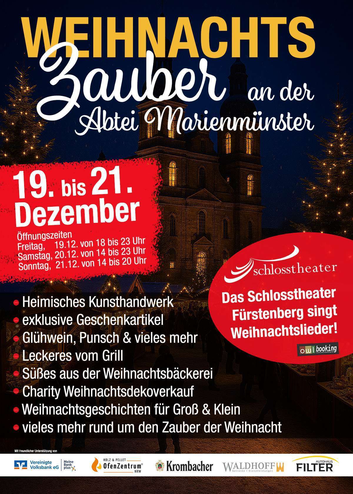 Weihnachtszauber an der Abtei Marienmünster