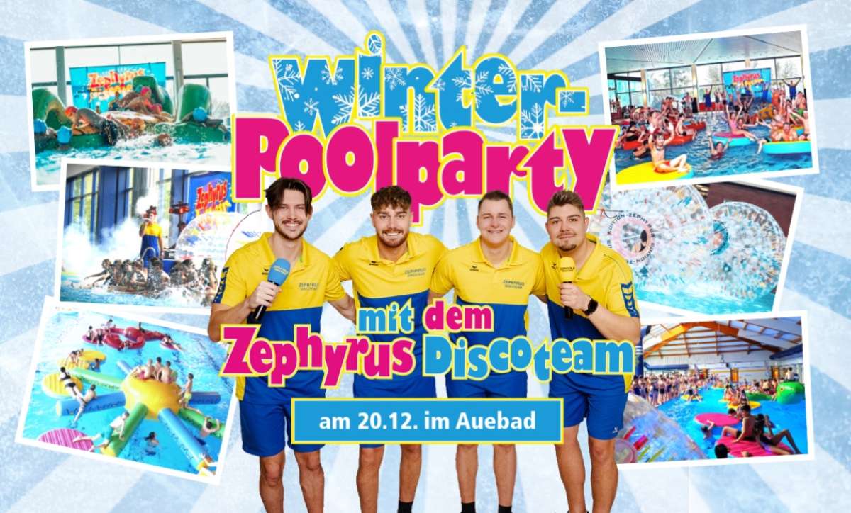 Großes Bild schließen! Winter-Poolparty