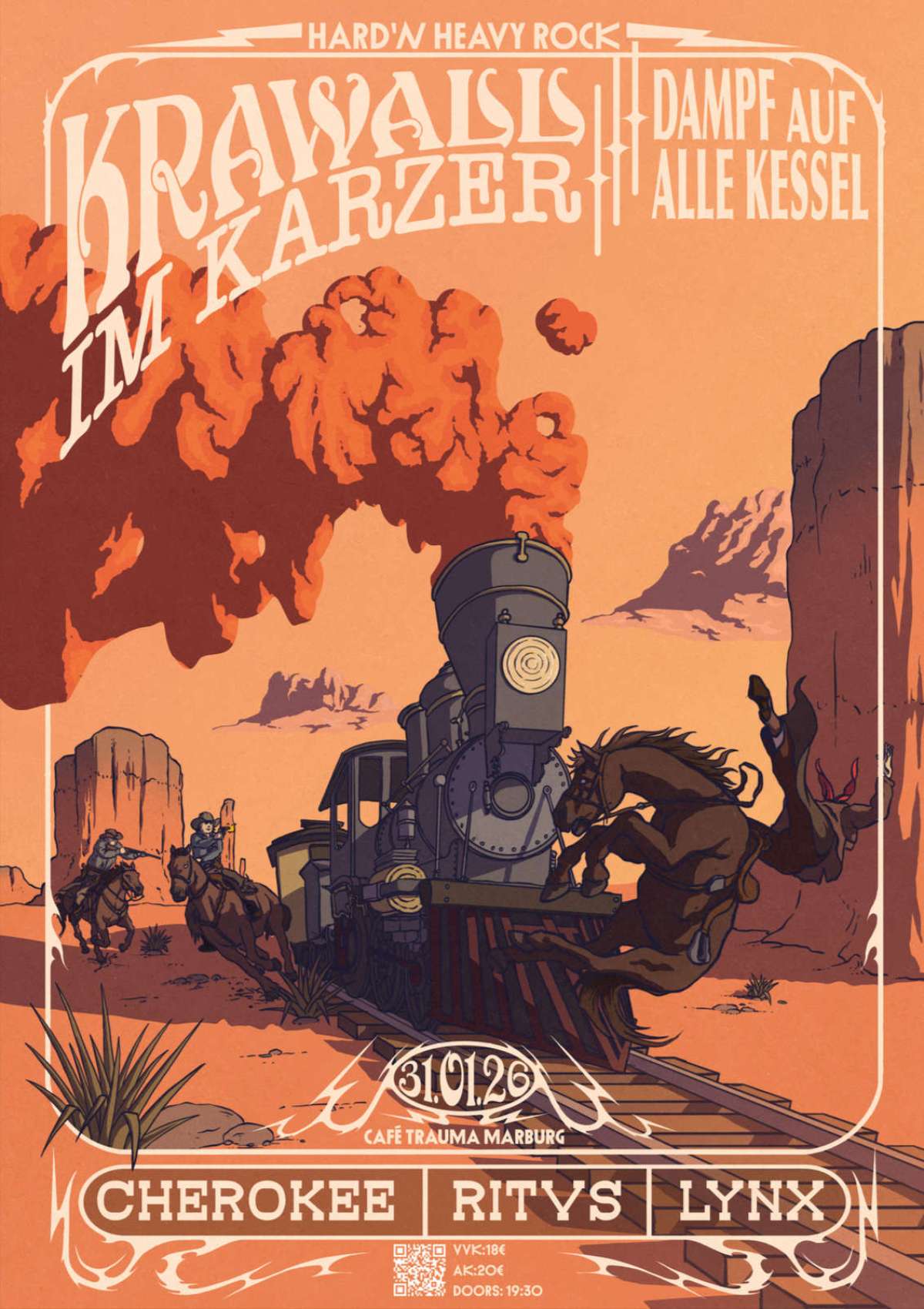 Großes Bild schließen! Krawall im Karzer III: Raserei des Rock