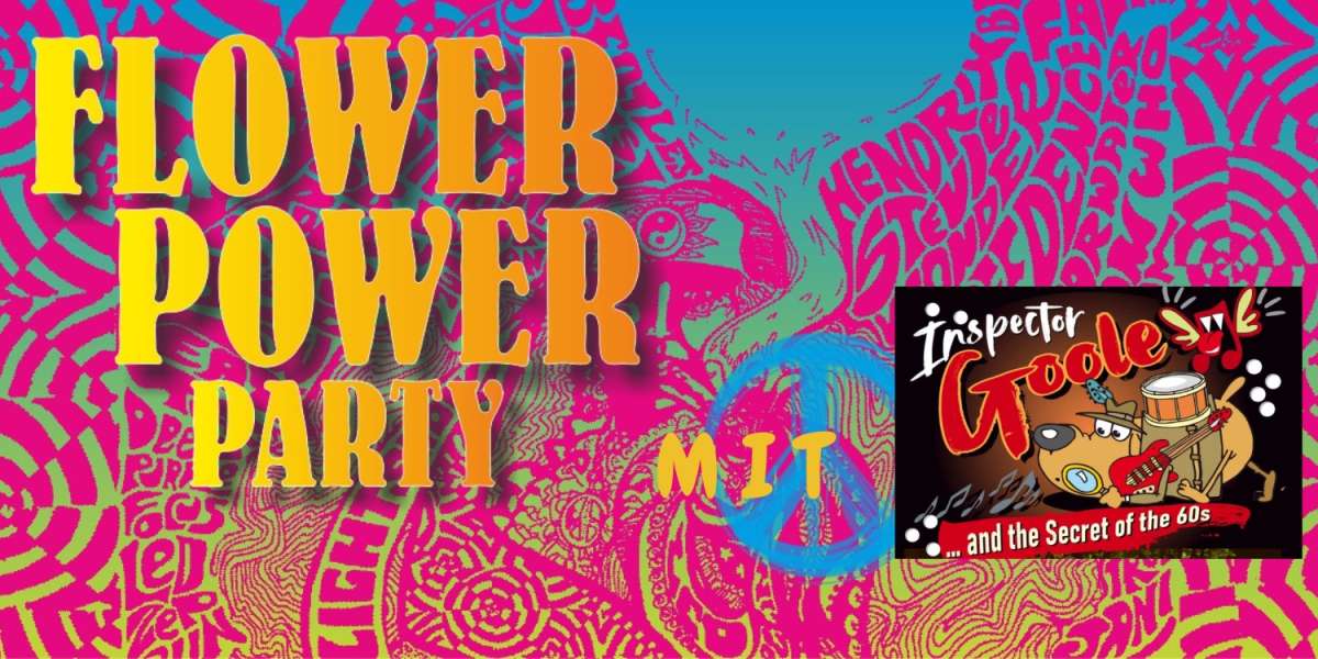 Flower Power Abend mit DJs & Live Band