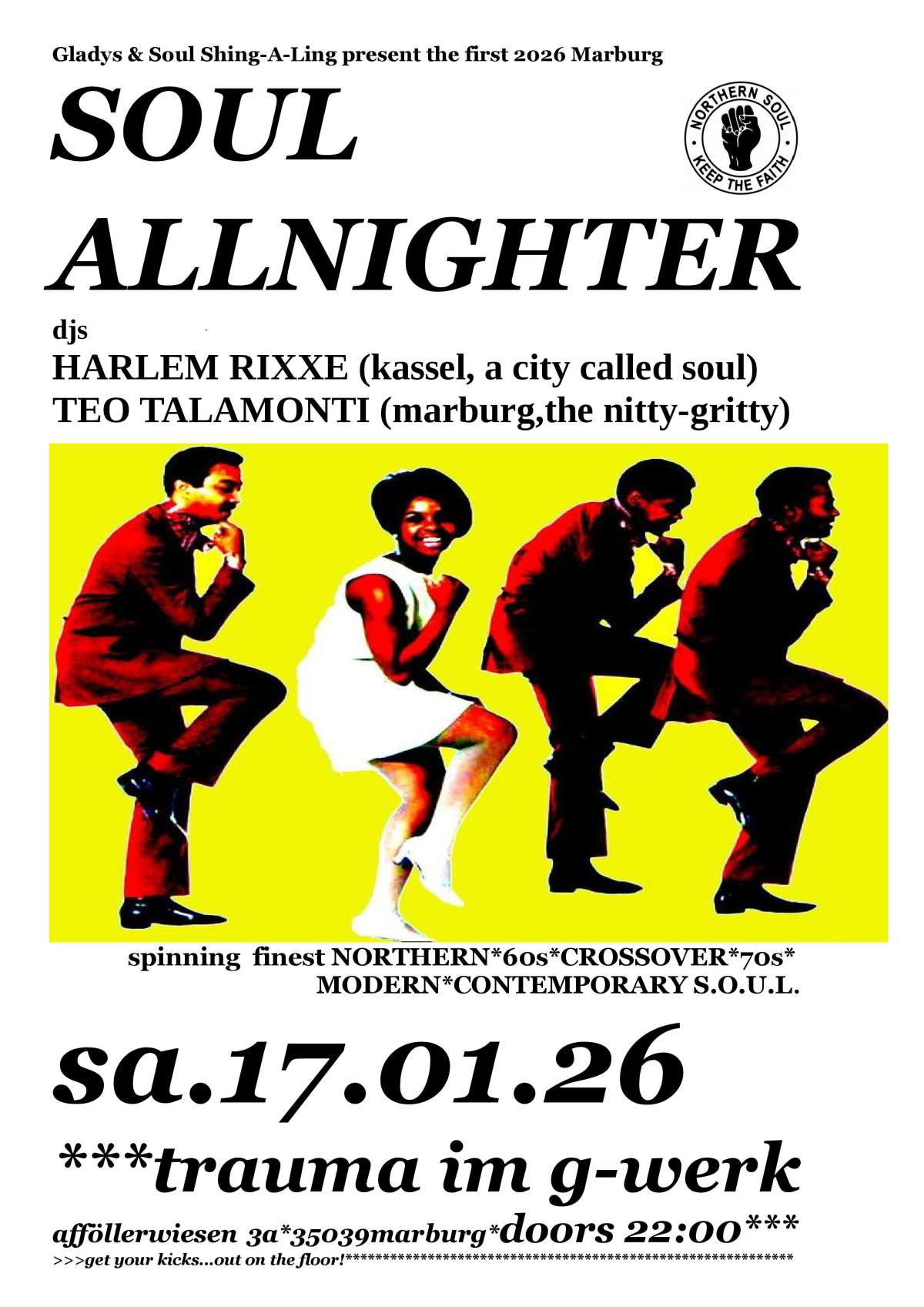 Soul Shing-A-Ling: the Marburg soul allnighter