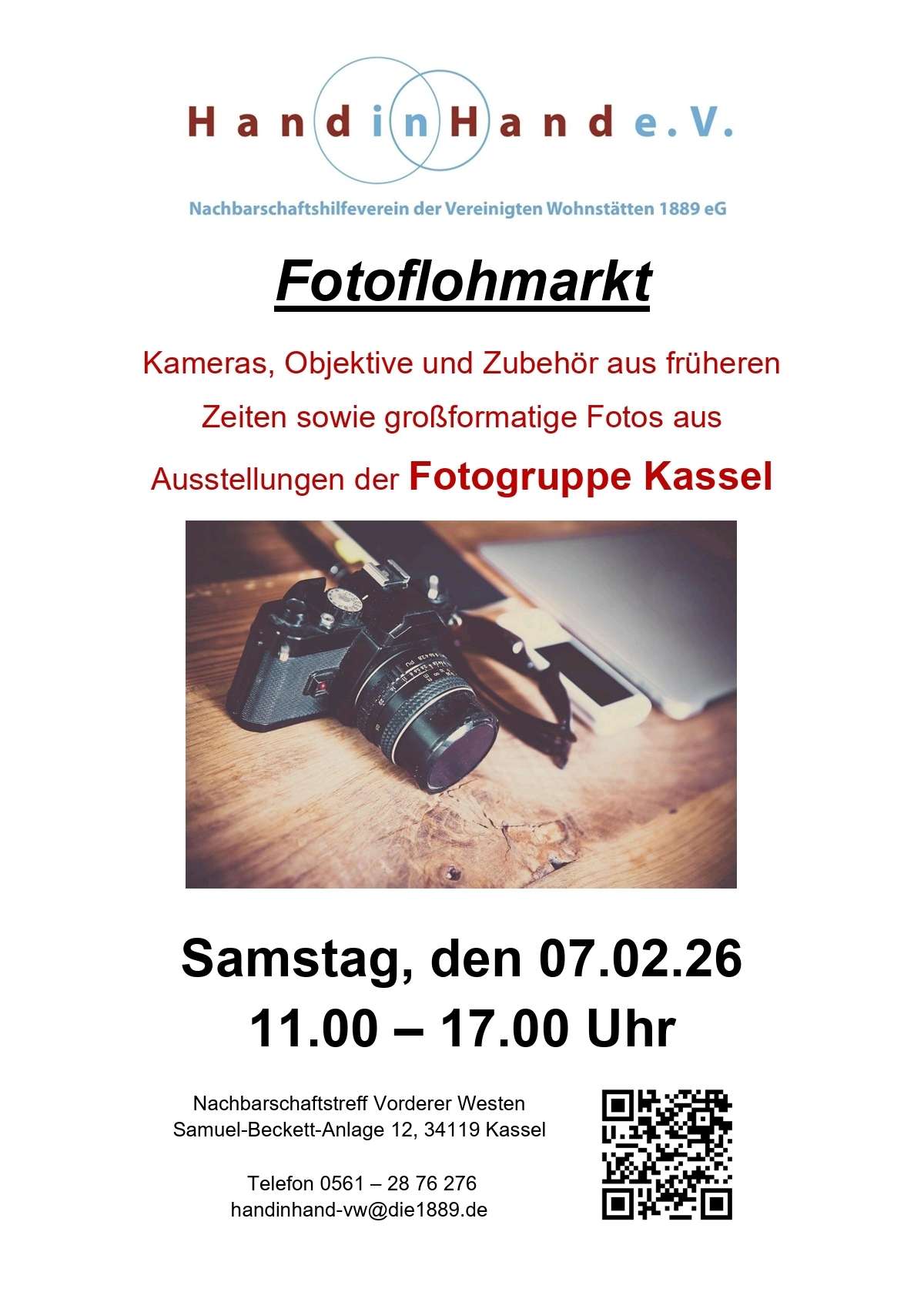 Fotoflohmarkt der Fotogruppe Kassel