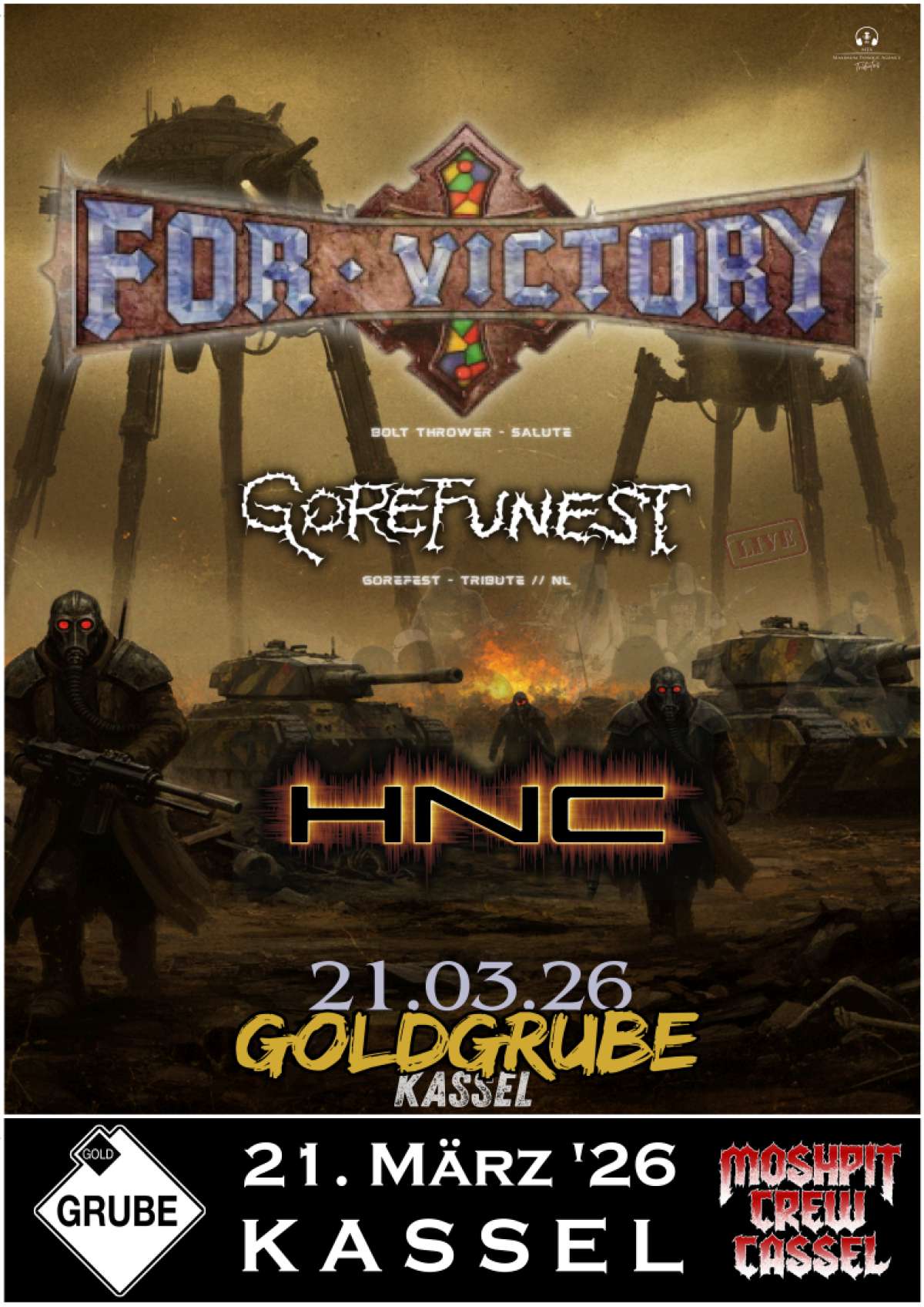 Großes Bild schließen! For Victory (Bolt Thrower - Salute)