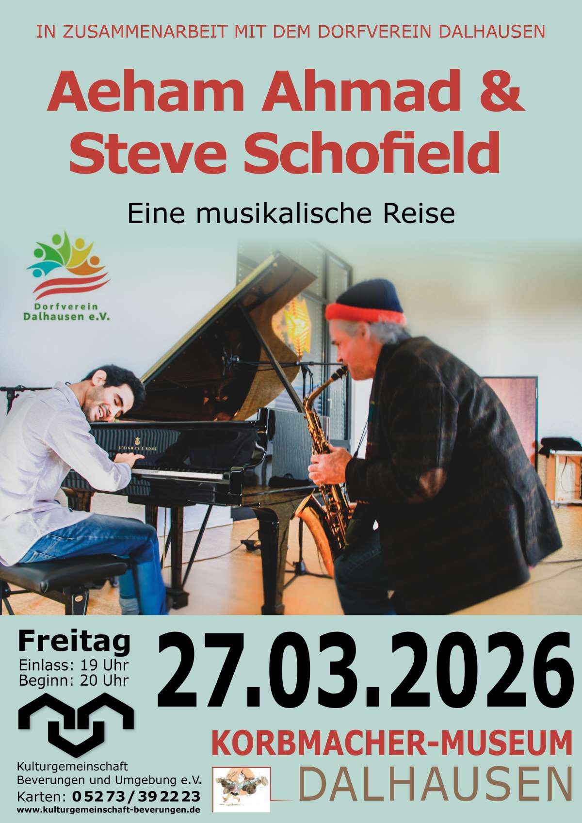 Aeham Ahmad & Steve Schofield Eine musikalische Reise