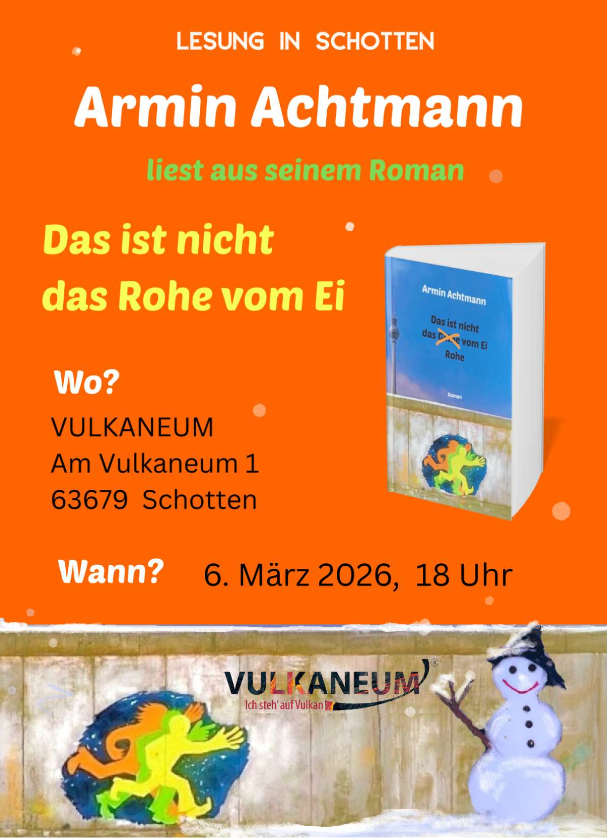 Lesung eines Berlin Romans in Schotten