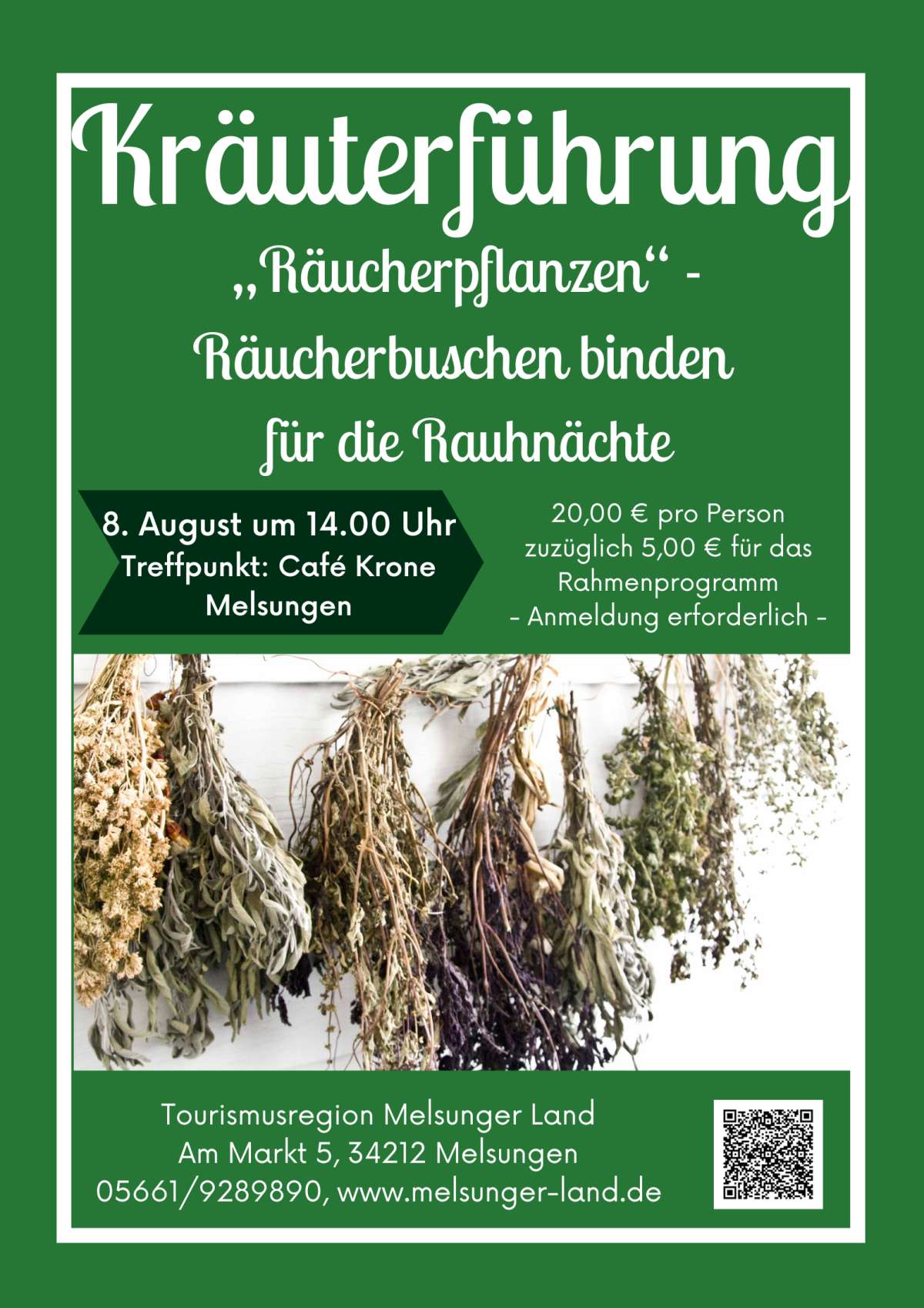 Kräuterführung Räucherpflanzen - Räucherbuschen binden