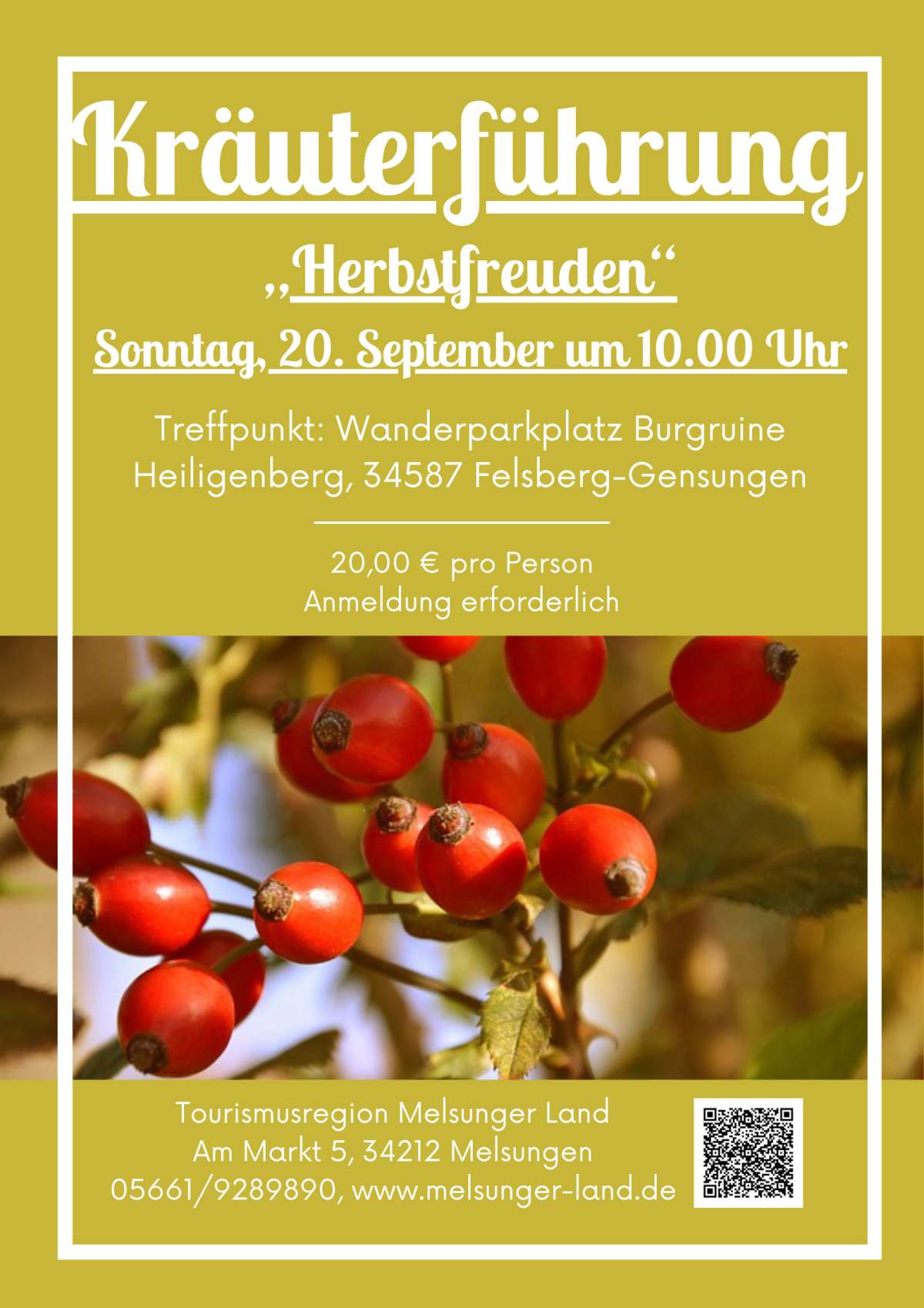 Großes Bild schließen! Kräuterführung Herbstfreuden