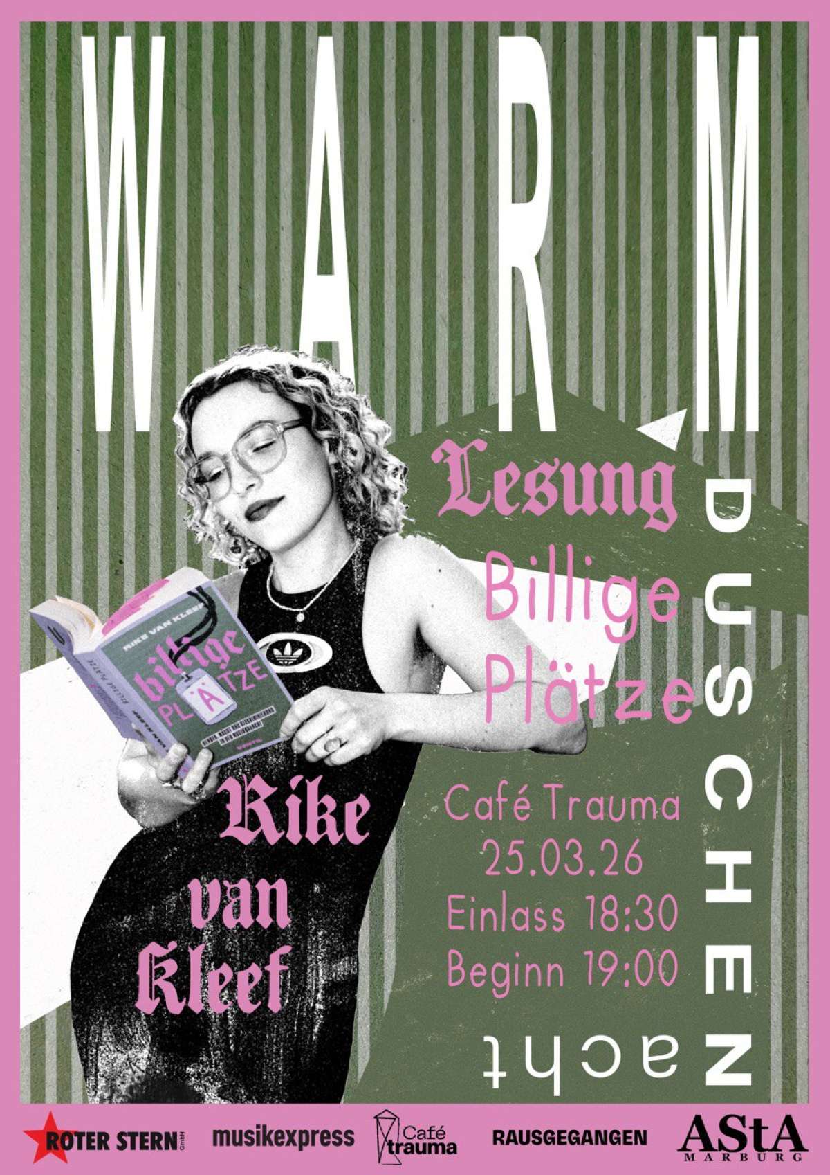 Warmduschen liest: Viele Grüße von den billigen Plätzen