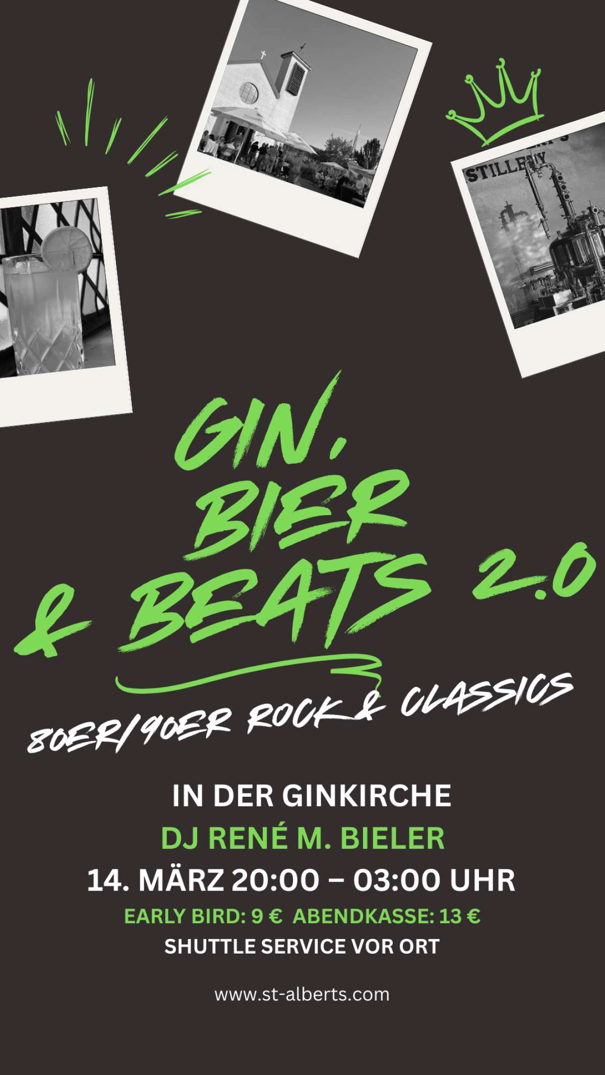 Großes Bild schließen! Gin, Bier & Beats