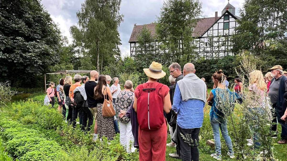 Großes Bild schließen! Kräutergartenführung